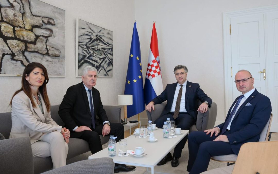 Čović o susretu s Plenkovićem: Potpora zaštiti prava Hrvata i EU puta