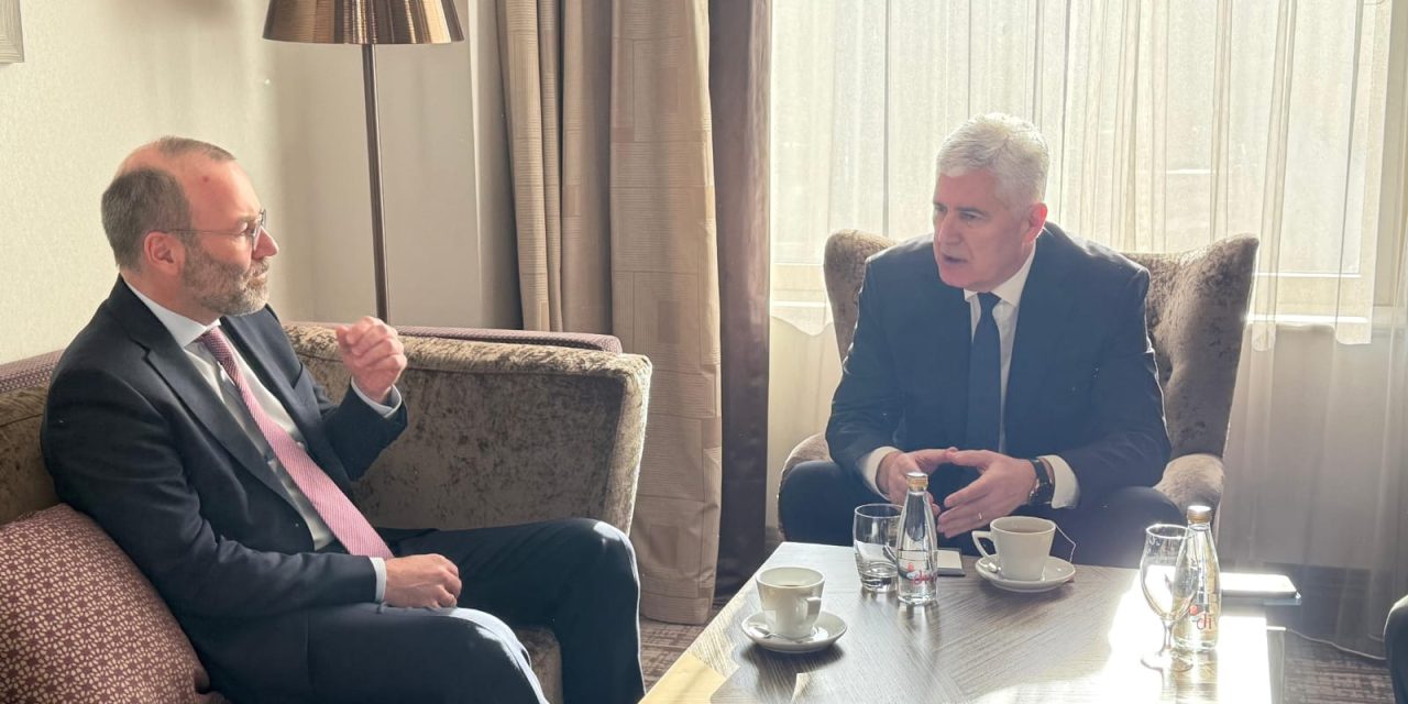 Čović u Podgorici s Manfredom Weberom, predsjednikom EPP-a: ubrzana stabilizacija prilika i europskog puta BiH