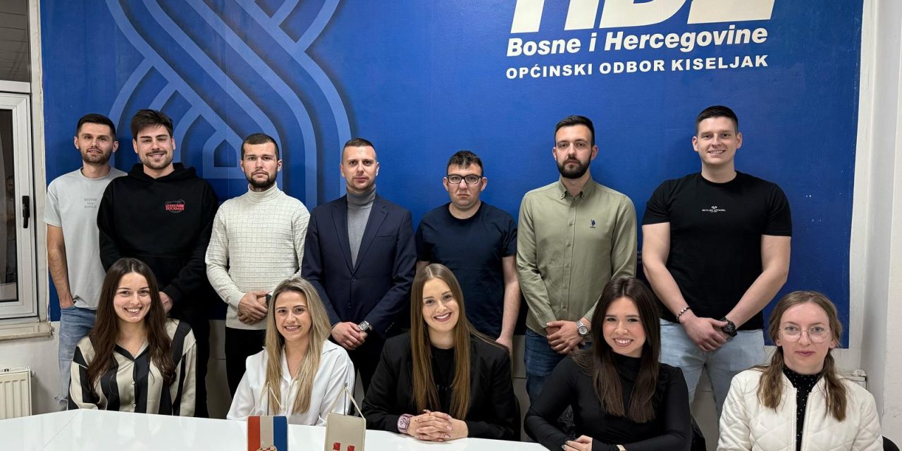 Izabrano novo vodstvo Općinskog odbora Mladeži HDZ BiH Kiseljak