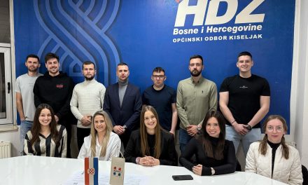 Izabrano novo vodstvo Općinskog odbora Mladeži HDZ BiH Kiseljak