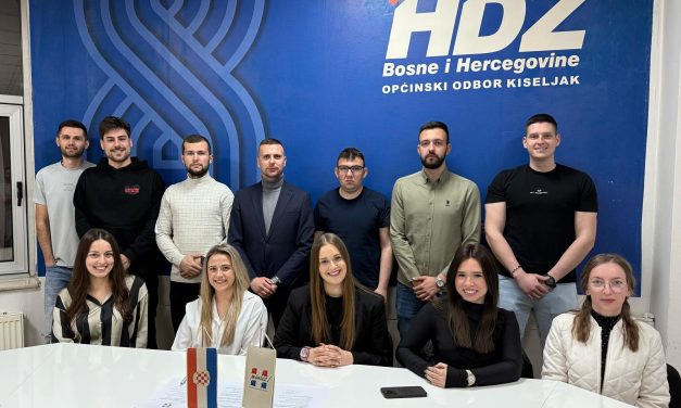 Izabrano novo vodstvo Općinskog odbora Mladeži HDZ BiH Kiseljak