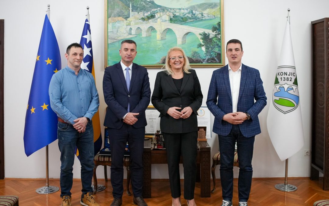 Predsjednica FBiH Lidija Bradara u Konjicu: Obrazovanje, obnova i suradnja ključni za opstanak Hrvata