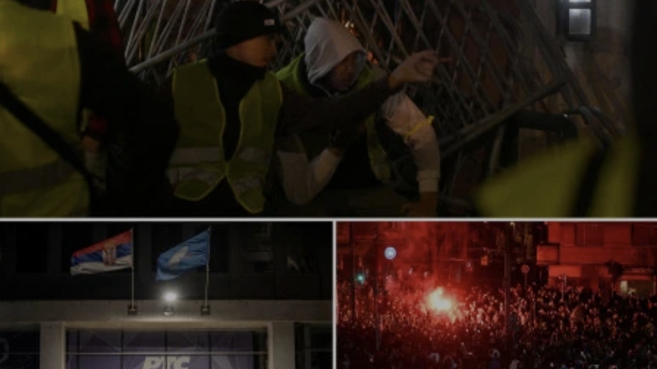 Policija krenula na goloruke studente koji su blokirali zgradu RTS-a, Vučić se sukobio s Dačićem pred TV kamerama