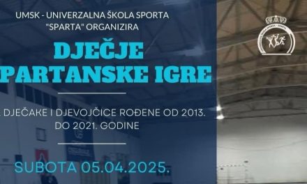 Otvorene prijave za “Dječje Spartanske igre”
