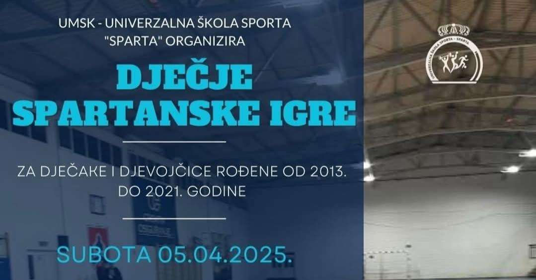 Otvorene prijave za “Dječje Spartanske igre”