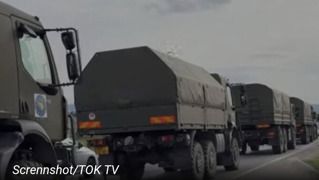 VIDEO Konvoj vozila EUFOR-a ušao u Banja Luku