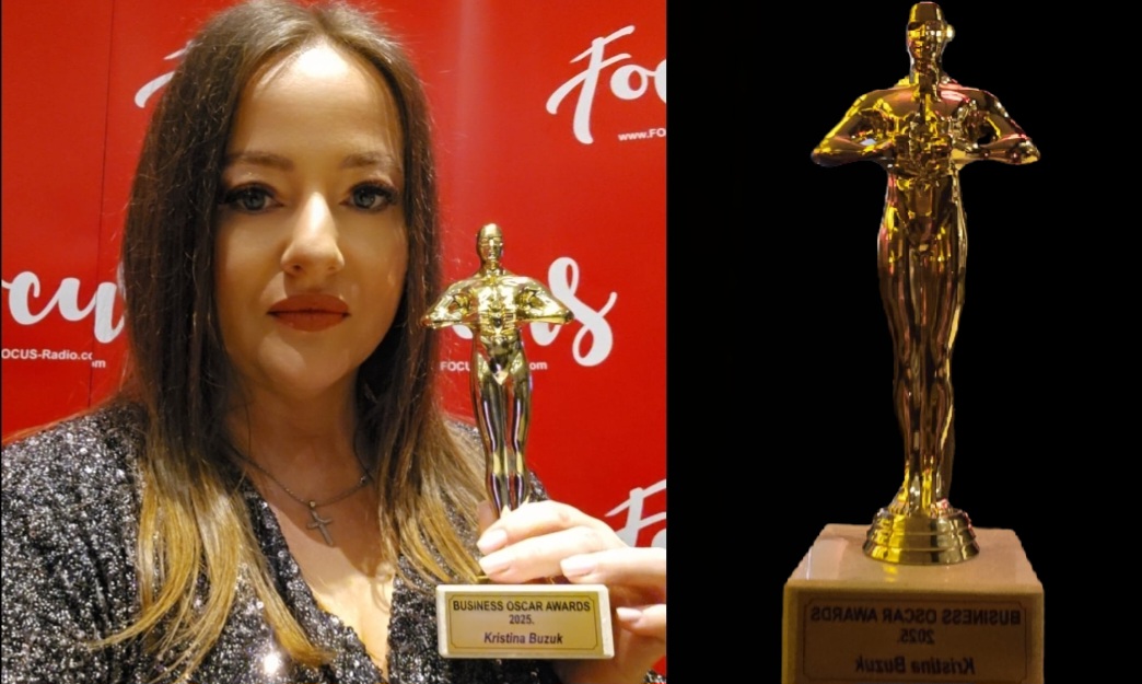 Kiseljačanka Kristina Buzuk–Dobitnica prestižne nagrade BUSINESS OSCAR AWARDS 2025
