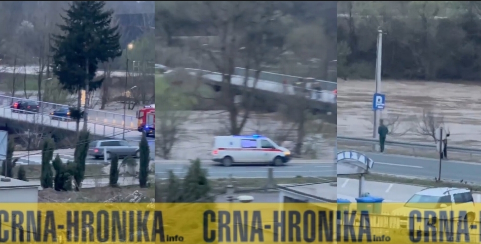 Tragedija kod Kaknja: Potraga za ženskom osobom koja je skočila u rijeku Bosnu