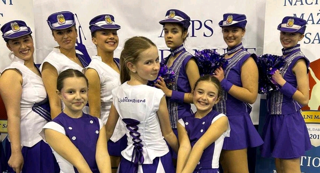 Odlični rezultati kiseljačkih Mažoretkinja na Europskom ADA Majorette Cup Grude