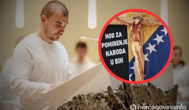 MLADIĆ KOJI ĆE HODATI 1.000 KILOMETARA ‘Isusa Krista umotanog u zastavi BiH donosim u Srebrenicu, Ahmiće, Kiseljak, Grabovicu…’