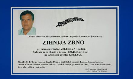 Preminuo je Zihnija Zrno