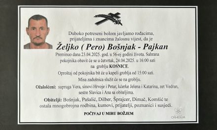 Preminuo je Željko Bošnjak – Pajkan