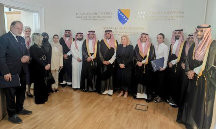 Zamjenica ministra vanjske trgovine i ekonomskih odnosa BiH gđa Ljiljana Lovrić, sa izaslanstvom Kraljevine Saudijske Arabije