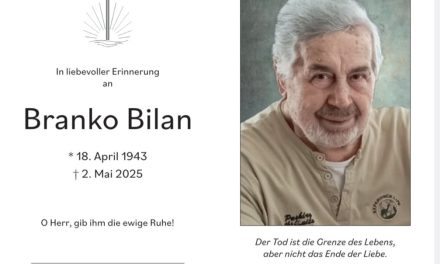 Preminuo je Branko Bilan