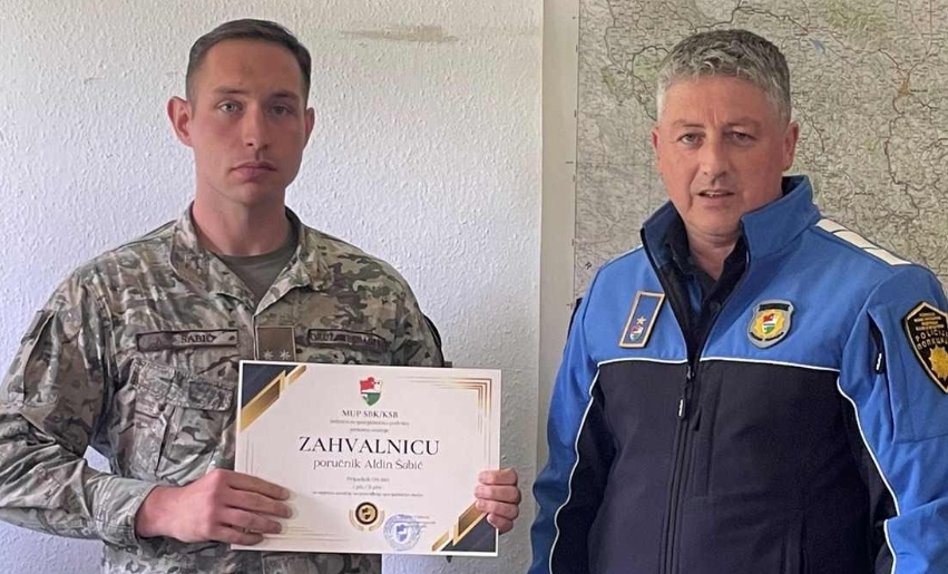 Uspješno završena obuka policajaca KSB uz potporu instruktora Oružanih snaga BiH (FOTO)