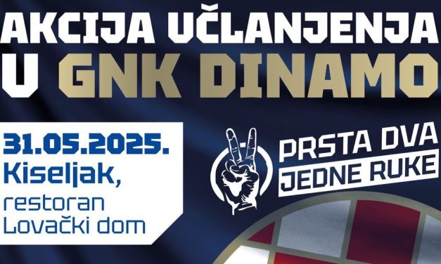 Velika akcija učlanjenja u GNK Dinamo u Kiseljaku – Postanite dio plave obitelji!