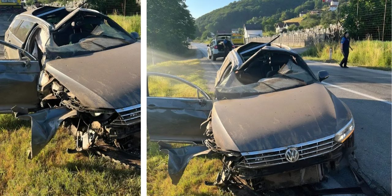Busovača: Vozač imao sreće, ali i alkohola