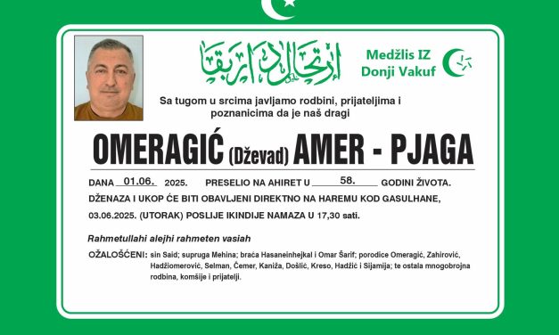 Preminuo je Amer Omeragić-Pjaga
