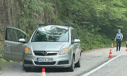 Odronila se stijena i pogodila automobil, poginuo suvozač iz Sarajeva
