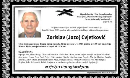 Preminuo je Zorislav Cvjetković