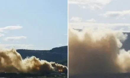 Veliki požar u mostarskom naselju Rodoč
