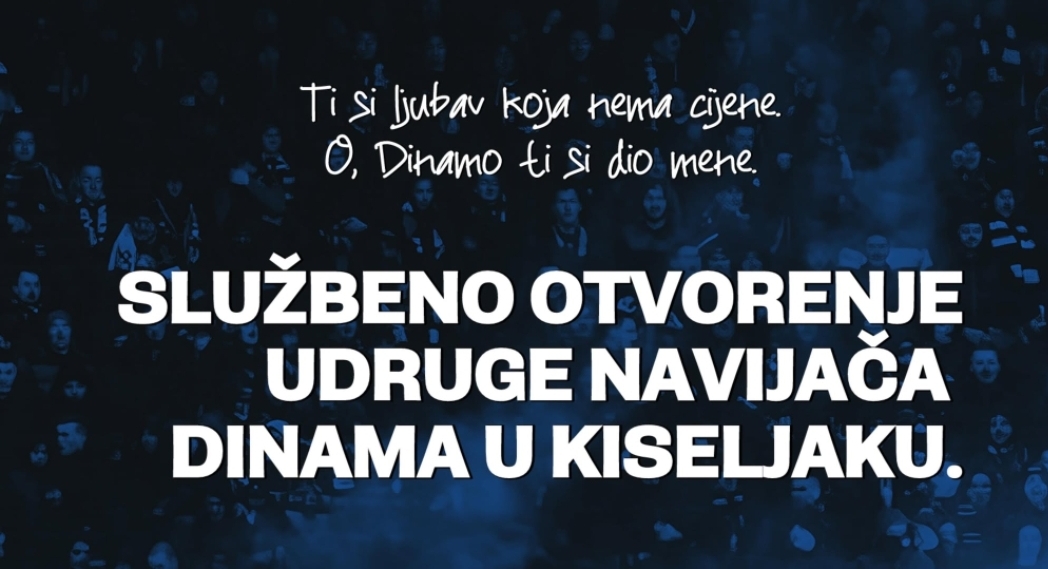 Otvorenje Udruge navijača Dinama u Kiseljaku – 1. kolovoza 2025.