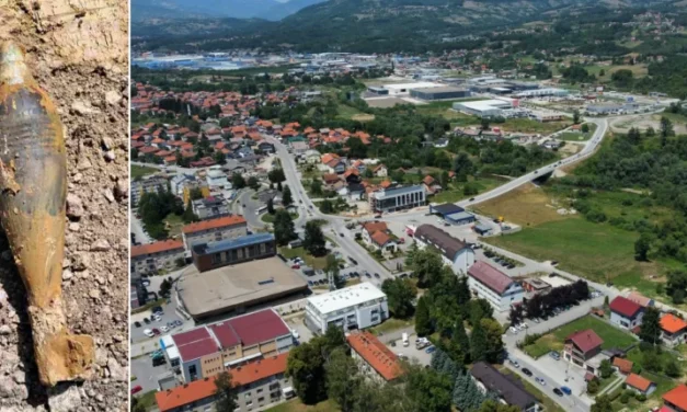 VITEZ: U neposrednoj blizini crkve promađena minobacačka granata