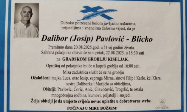 Preminuo je Dalibor Pavlović – Blicko