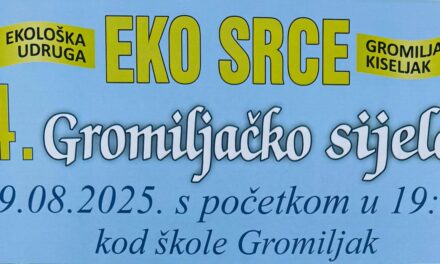 Najava: 14. Gromiljačko sijelo – večer tradicije, pjesme i zajedništva