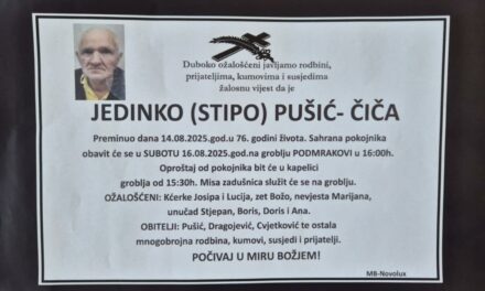 Preminuo je Jedinko Pušić – Čiča