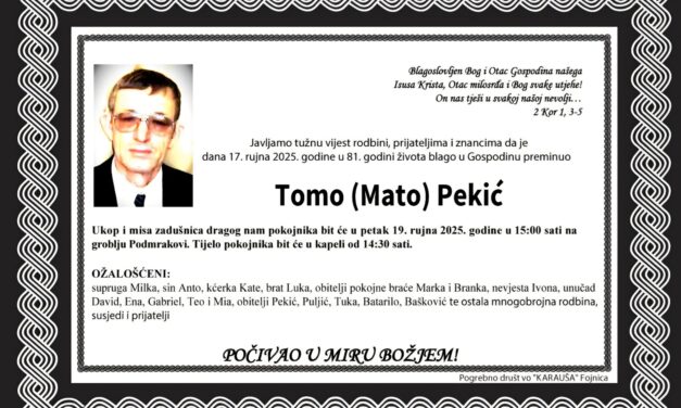 Preminuo je Tomo Pekić