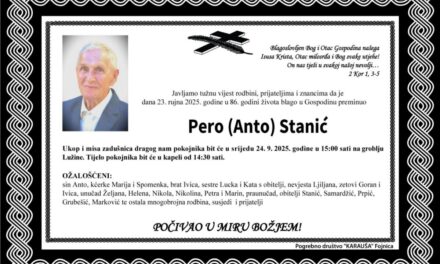 Preminuo je Pero Stanić