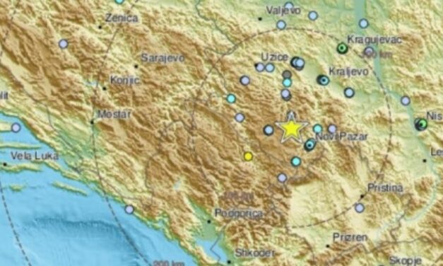Potres magnitude 4,4 pogodio Srbiju