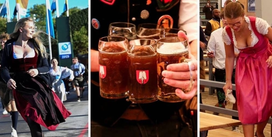 Počeo Oktoberfest! Trčalo se zauzeti stolove, legendarno pivo treba platiti više od 15 eura