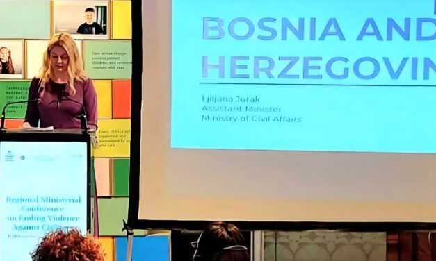 Bukurešt: Ljiljana Jurak, pomoćnica ministra u Ministarstvu civilnih poslova Bosne i Hercegovine, potvrdila snažnu posvećenost zaštiti svakog djeteta od nasilja i izgradnji sigurnijih zajednica