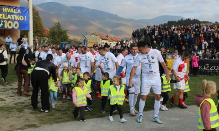 Dan za pamćenje u Gornjem Vakufu-Uskoplju: Humane zvijezde BiH i Hrvatske odigrale humanitarnu utakmicu