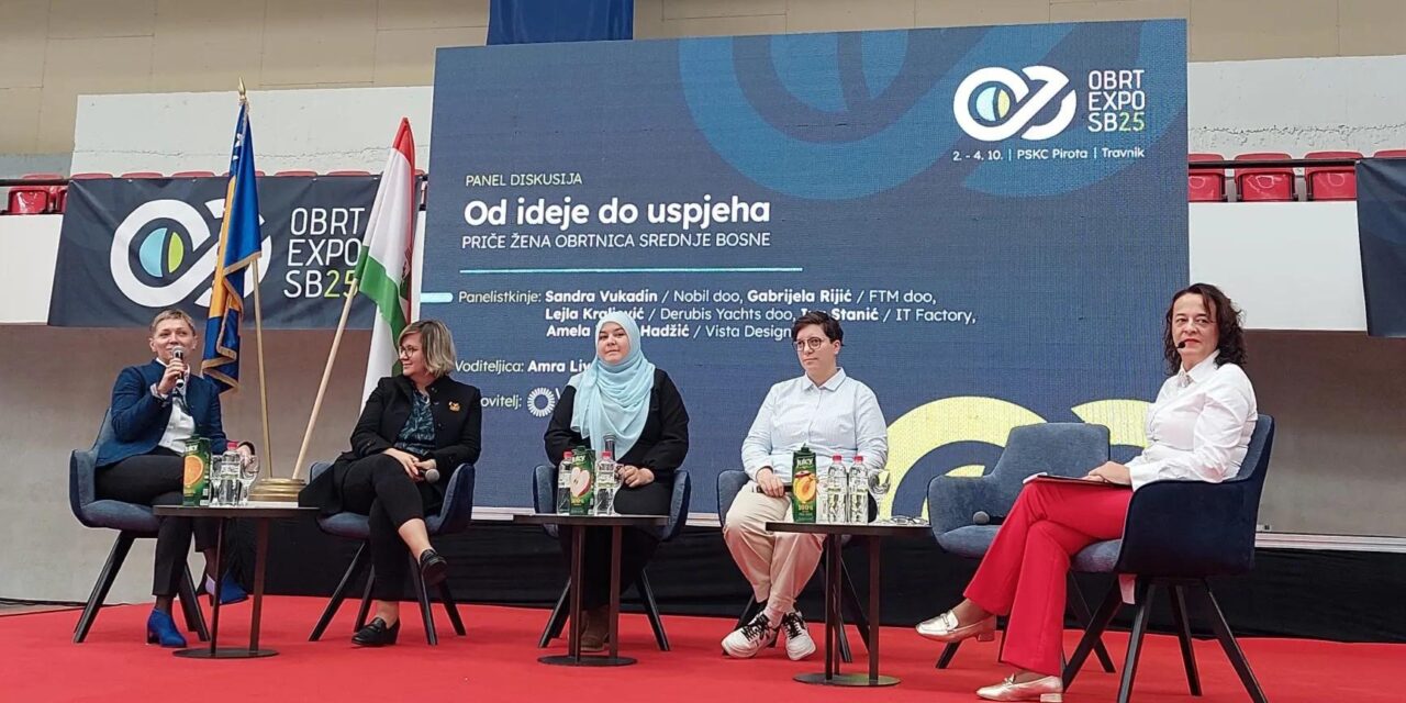 IT Factory Kiseljak na Obrt Expo SBK 2025: Iva Stanić panelistica na diskusiji “Od ideje do uspjeha”