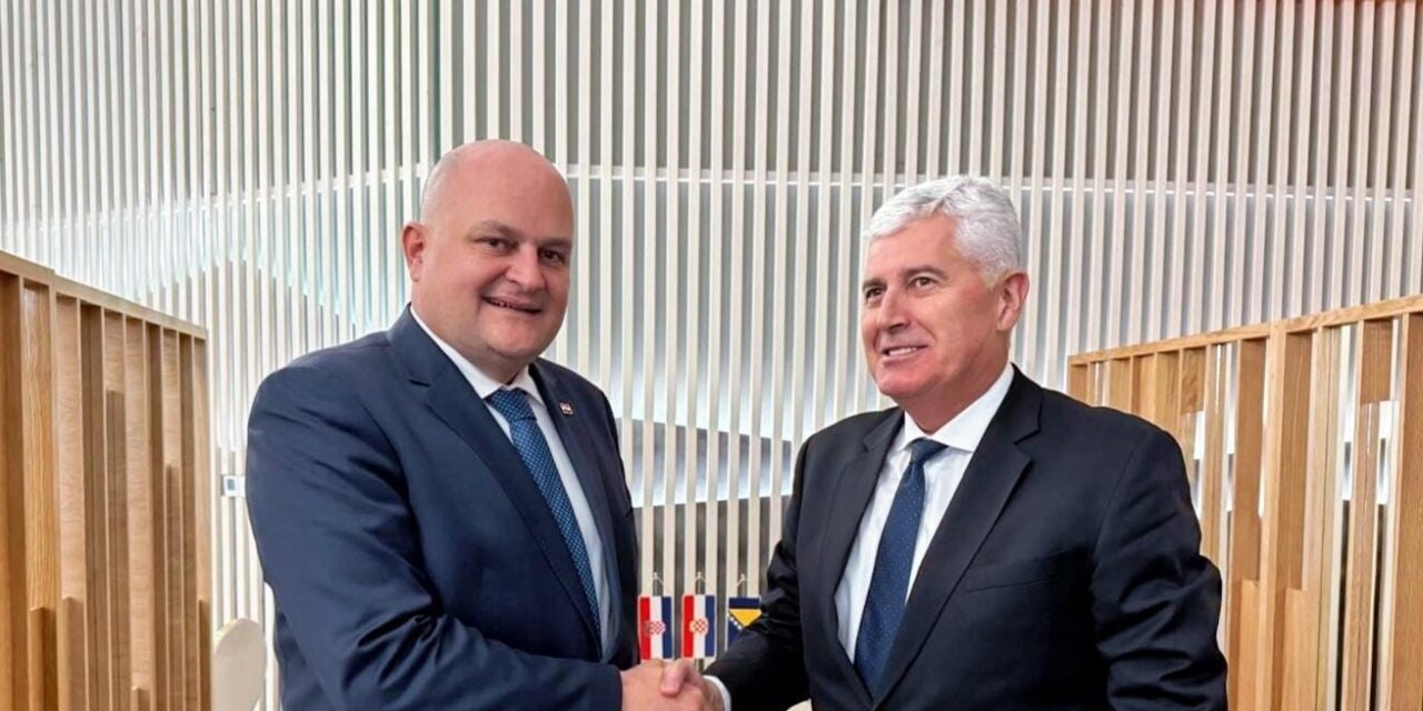 Čović i Šušnjar o EU putu BiH i razvoju strateških projekata za energetsku sigurnost RH i BiH