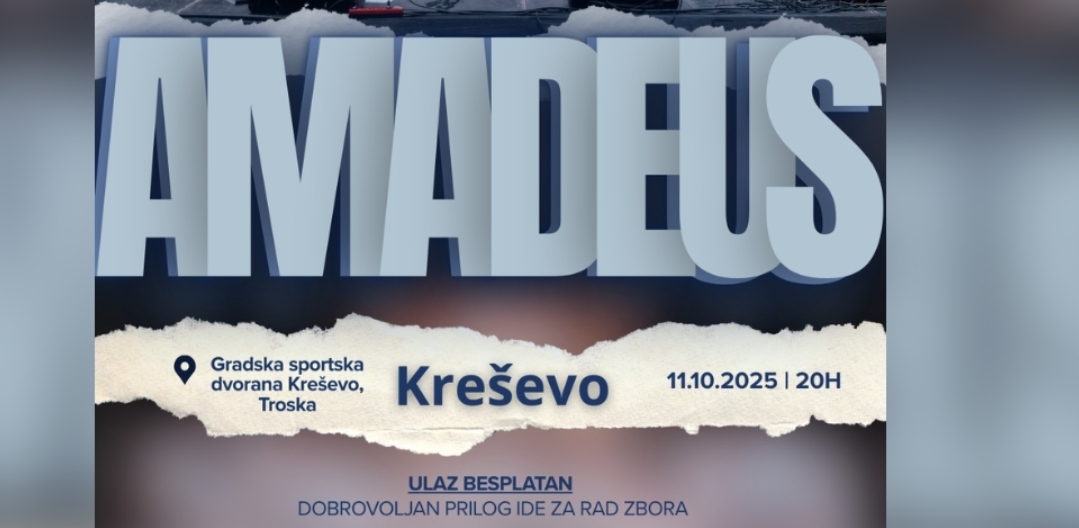 Kreševo: Zbor mladih Amadeus večeras nastupa u vašem gradu