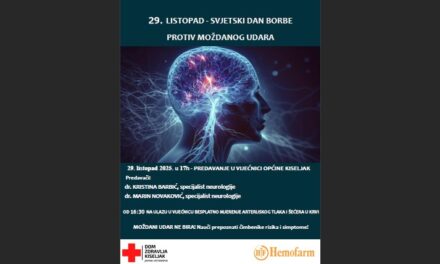Predavanje povodom Svjetskog dana borbe protiv moždanog udara u Kiseljaku