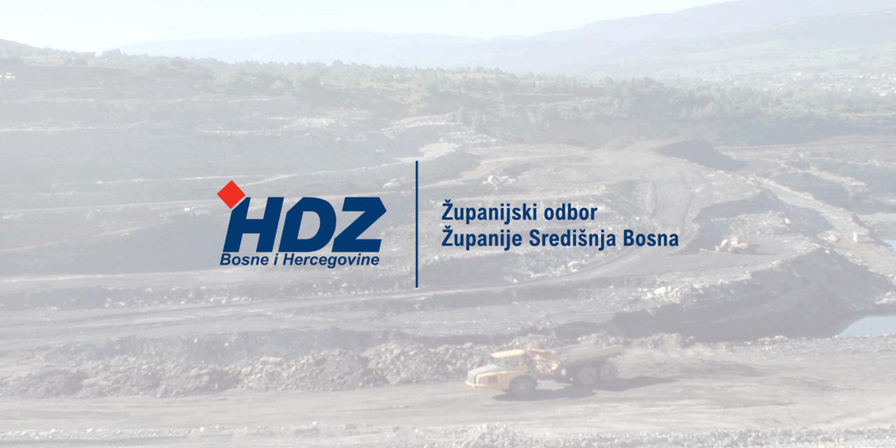 Priopćenje za javnost Županijskog odbora HDZ-a BiH ŽSB