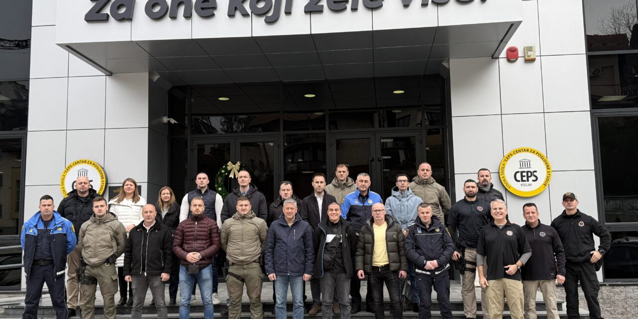 CEPS KISELJAK I ALERRT CENTER (TEXAS STATE UNIVERSITY) KRENULI SA OBUKOM POLICIJSKIH SLUŽBENIKA MINISTARSTVA UNUTARNJIH POSLOVA SBK-A