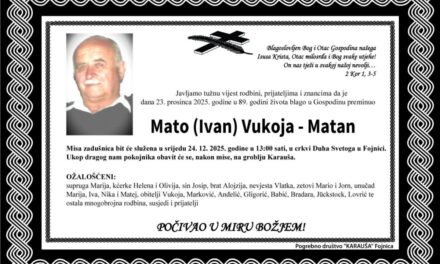 Preminuo je Mato Vukoja – Matan