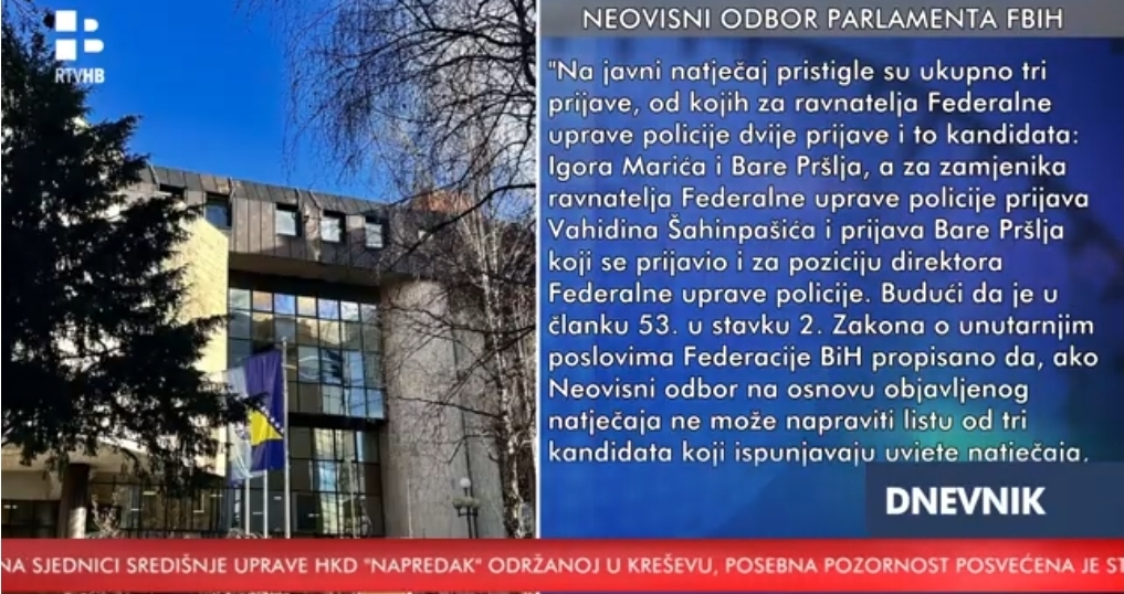 Stigao mali broj prijava za ravnatelja FUP-a