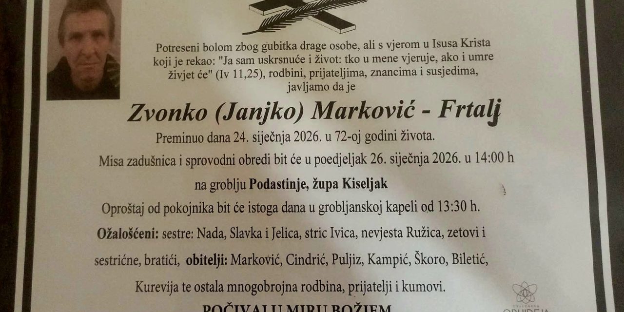 Preminuo je Zvonko Marković -Frtalj
