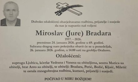 Preminuo je Miroslav Bradara