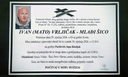 Preminuo je Ivan Vrljičak – Mlađi Šico
