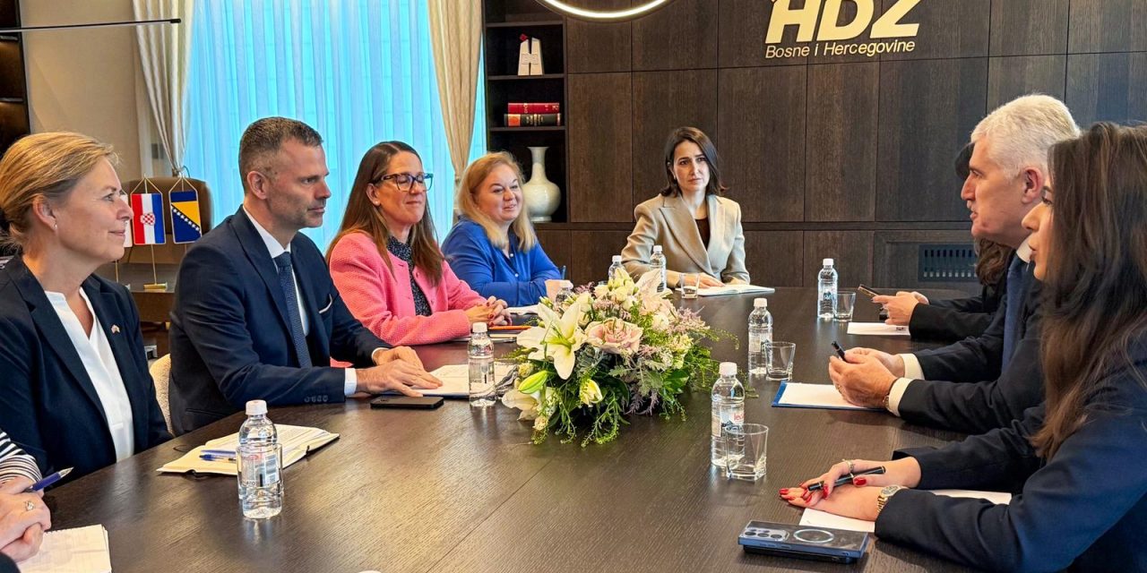 Čović s veleposlanicima Švedske, Norveške i Danske: Europske reforme i politički dijalog kao temelj stabilnosti BiH