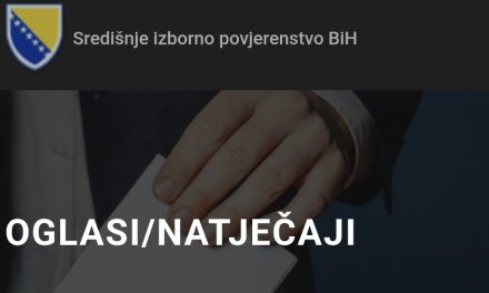 Javni natječaj za prijavu kandidata za imenovanje predsjednika/zamjenika predsjednika biračkog odbora u  osnovnim izbornim jedinicama u Bosni i Hercegovini