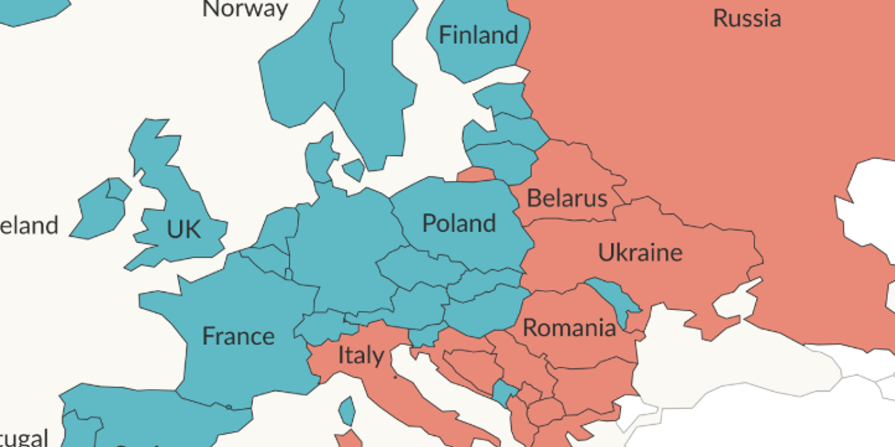 Objavljena nova karta Europe: Bosna i Hercegovina u istoj boji kao Hrvatska, Srbija, Crna Gora…